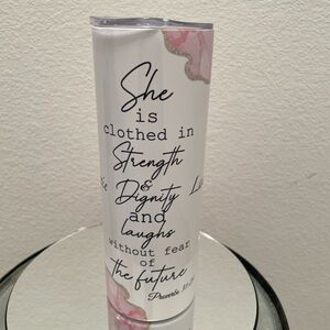 Hand crafted BPA Free Sublimation Tumble. Personalized name(s) can be added.